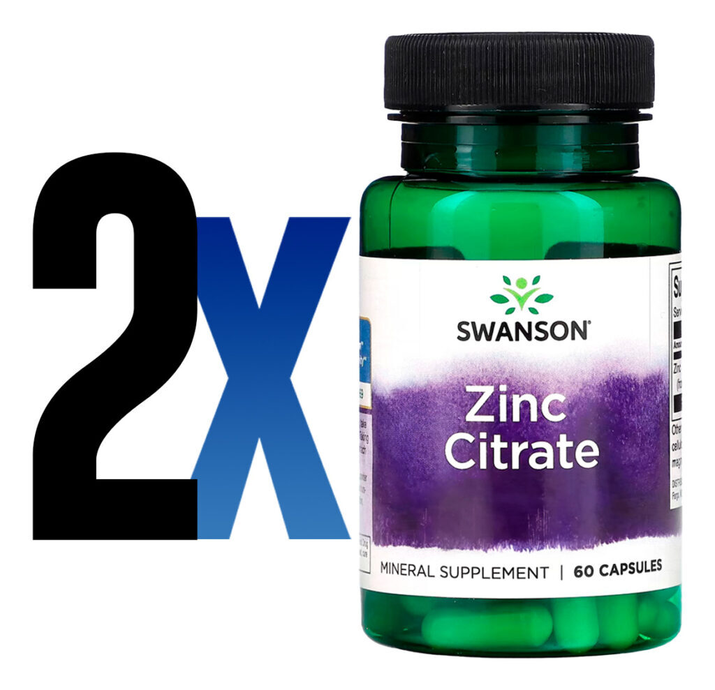 Citrato De Zinco 30 Mg Swanson 60 Capsulas Importado 2un - Imagem 2