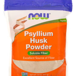 Cascas De Psyllium Pó Now Foods 608g Importado