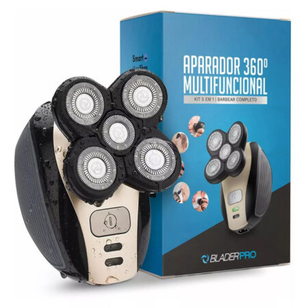 Barbeador e Aparador Elétrico 5 em 1 à Prova d' Água - Shaver Max - Imagem 10