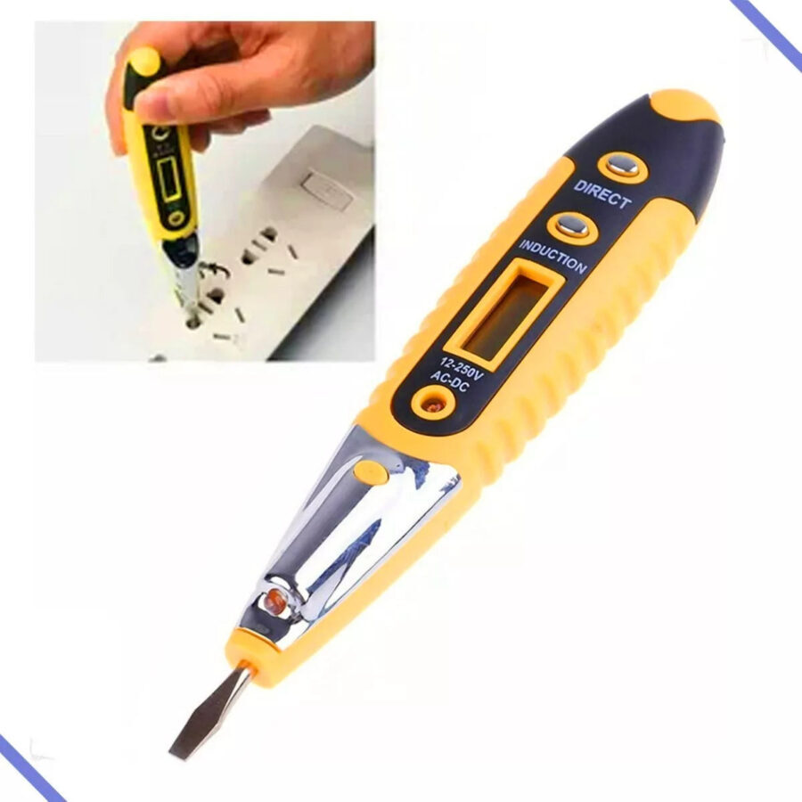 Caneta Teste de Tensão Profissional 12-250V