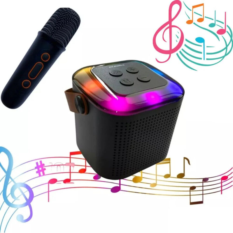 Karaokê Caixa de Som Bluetooth Com Microfone Sem Fio - PowerSond - Imagem 9