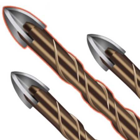 Brocas Para Alvenaria | Kit Completo Com 7 Peças - Imagem 3