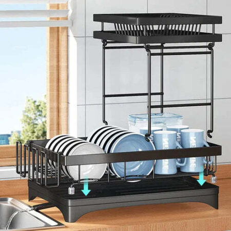 Escorredor Duplo Multiuso de Cozinha | DuoRack - Imagem 3