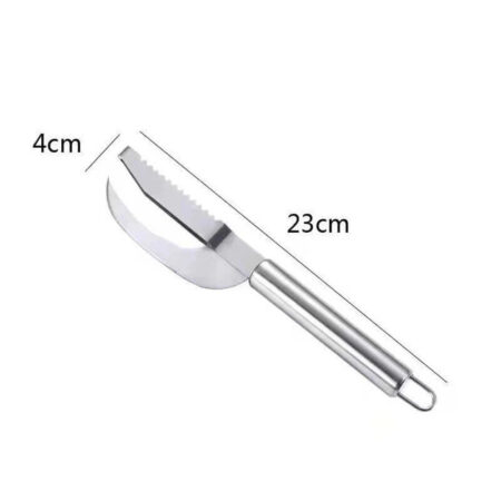 Faca Profissional Multifuncional em Aço Inox | Trata e Limpa Peixe - Imagem 8