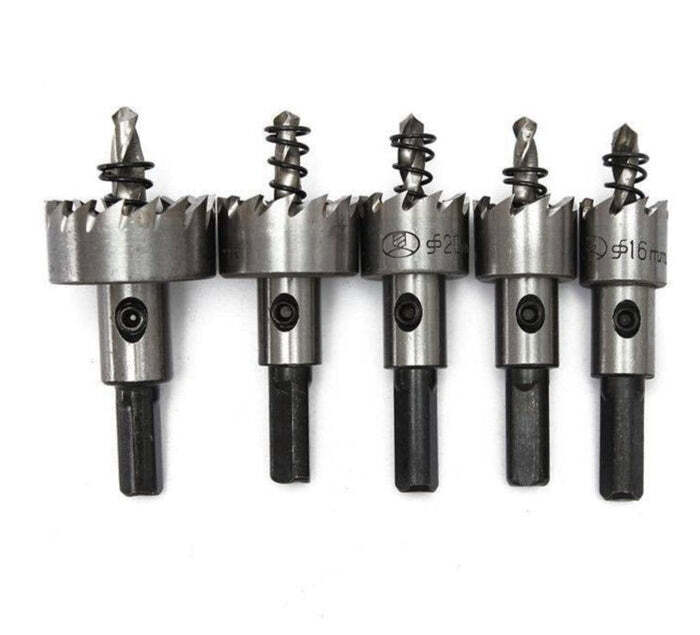Serra Copo Conjunto de Brocas 5 Peças Aço Inoxidável - Imagem 5