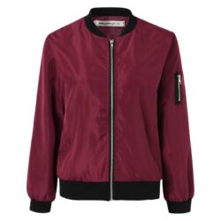 Jaqueta Bomber Feminina Básica Fnac
