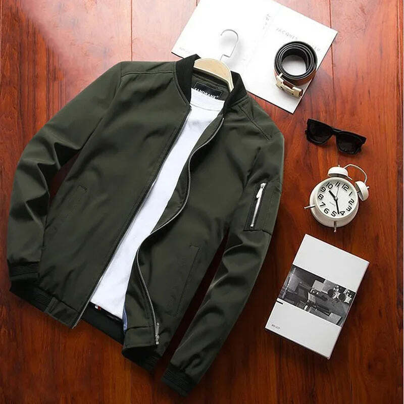Jaqueta Bomber Masculina Casual Fnac