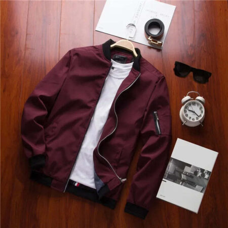 Jaqueta Bomber Masculina Casual Fnac - Imagem 2