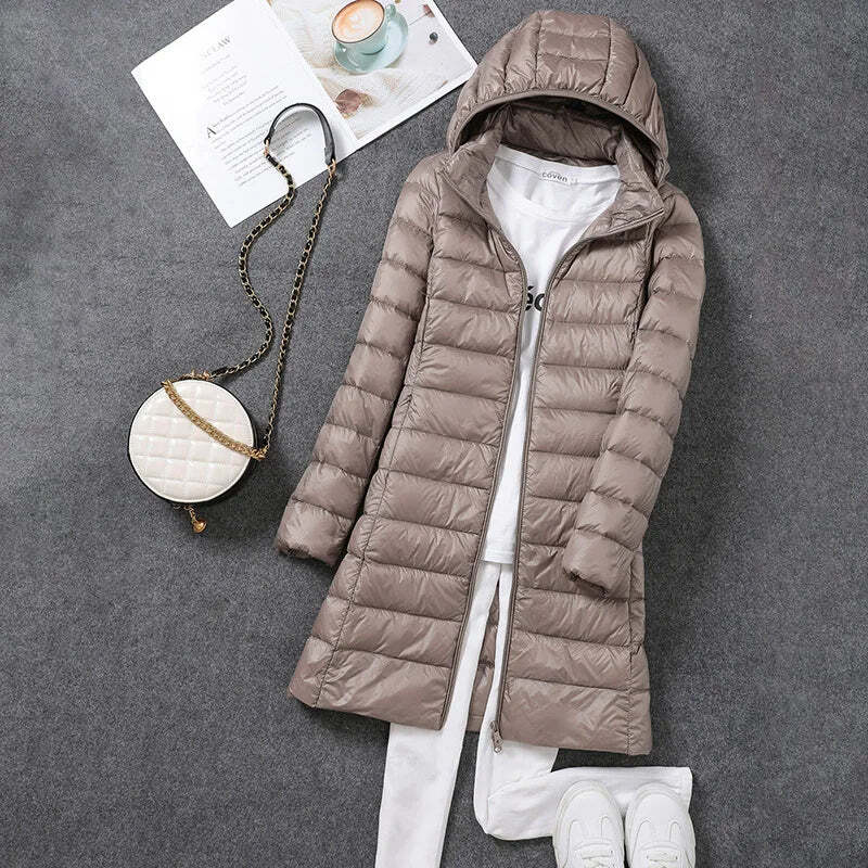 Jaqueta Feminina Puffer Slim Alongada Fnac