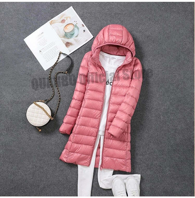 Jaqueta Feminina Puffer Slim Alongada Fnac - Imagem 6