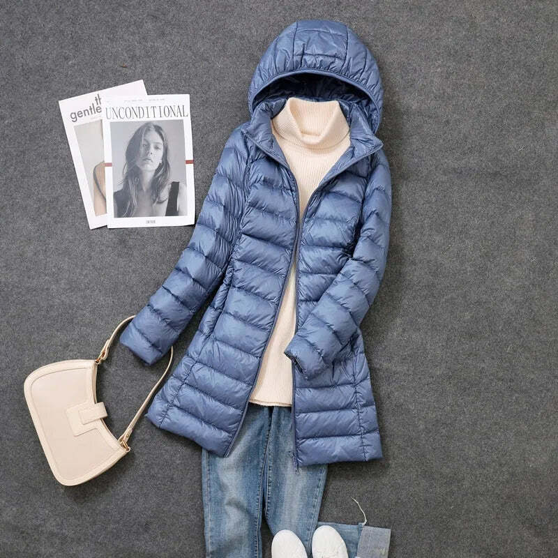 Jaqueta Feminina Puffer Slim Alongada Fnac - Imagem 3