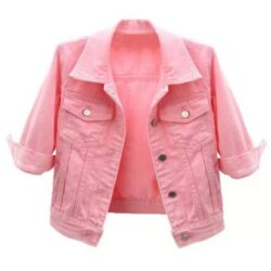 Jaqueta Jeans Feminina Curta Casual Fnac