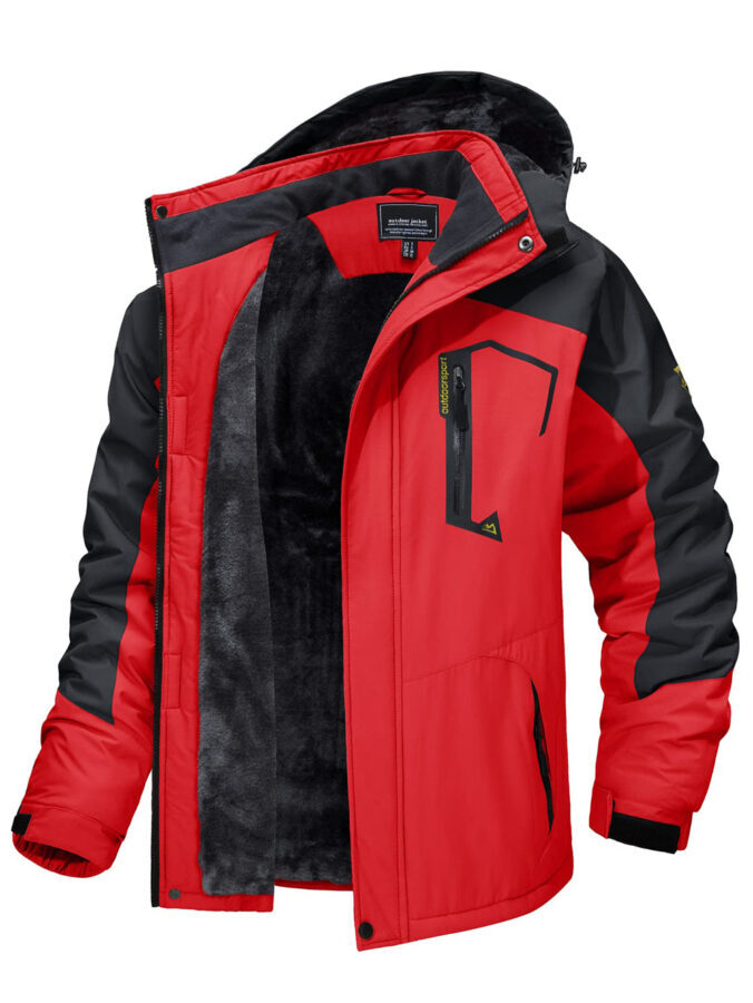 Jaqueta Masculina de Inverno Pelúciada Impermeável Fnac - Imagem 2