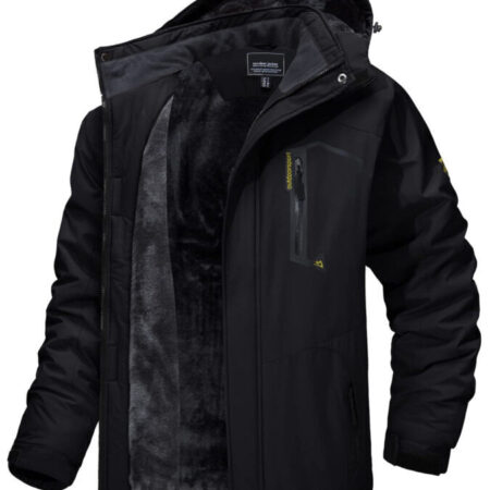 Jaqueta Masculina de Inverno Pelúciada Impermeável Fnac - Imagem 5