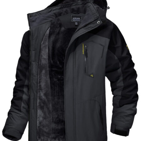 Jaqueta Masculina de Inverno Pelúciada Impermeável Fnac - Imagem 6