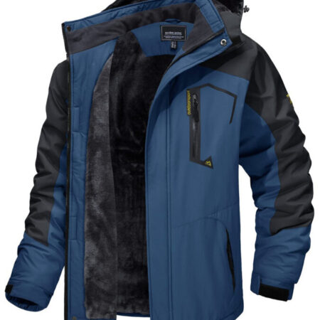 Jaqueta Masculina de Inverno Pelúciada Impermeável Fnac - Imagem 7