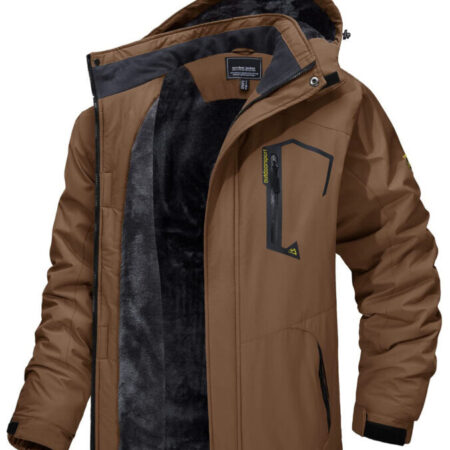 Jaqueta Masculina de Inverno Pelúciada Impermeável Fnac - Imagem 8