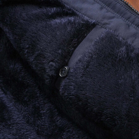 Jaqueta Masculina de Inverno com Capuz Forrada com Lã Fnac - Imagem 3
