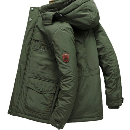 Jaqueta Masculina de Inverno com Capuz Forrada com Lã Fnac - Imagem 8