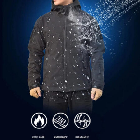 Jaqueta Masculina Impermeável Ultra Resistente Fnac - Imagem 13