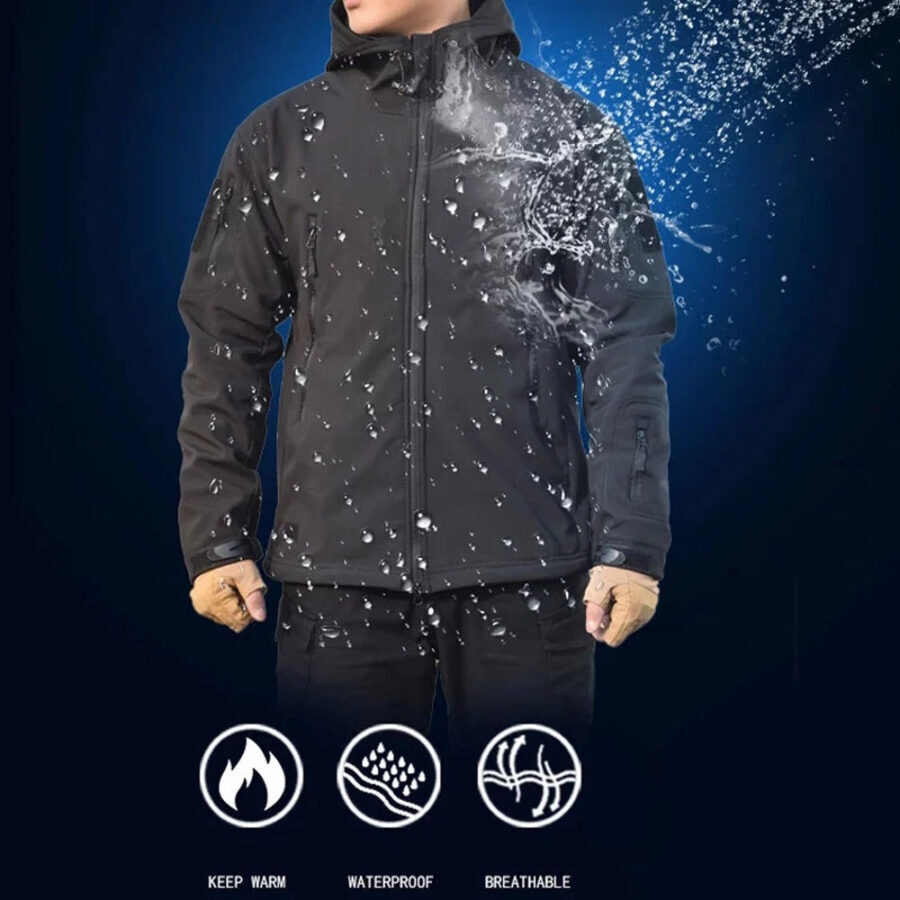 Jaqueta Masculina Impermeável Ultra Resistente Fnac - Imagem 13