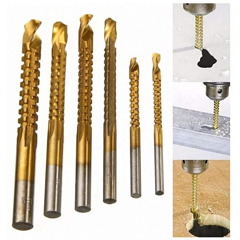 Kit de Brocas MaxDrill 2 EM 1 - Construção em Titânio - Imagem 9