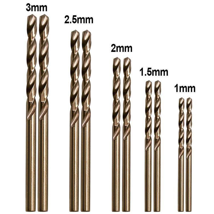 Kit 50 Brocas Revestidas de Aço Inoxidável de Alta Velocidade - Imagem 5