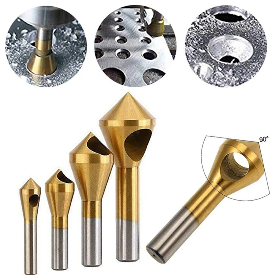 Kit Brocas de Chanfro Escareada Para Perfuração - Imagem 4