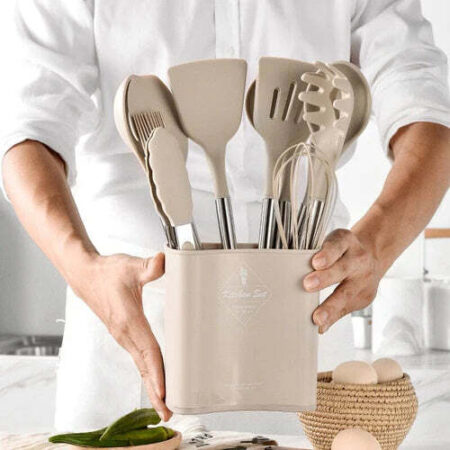 Kit Completo de Utensílios de Cozinha em Silicone - Imagem 2