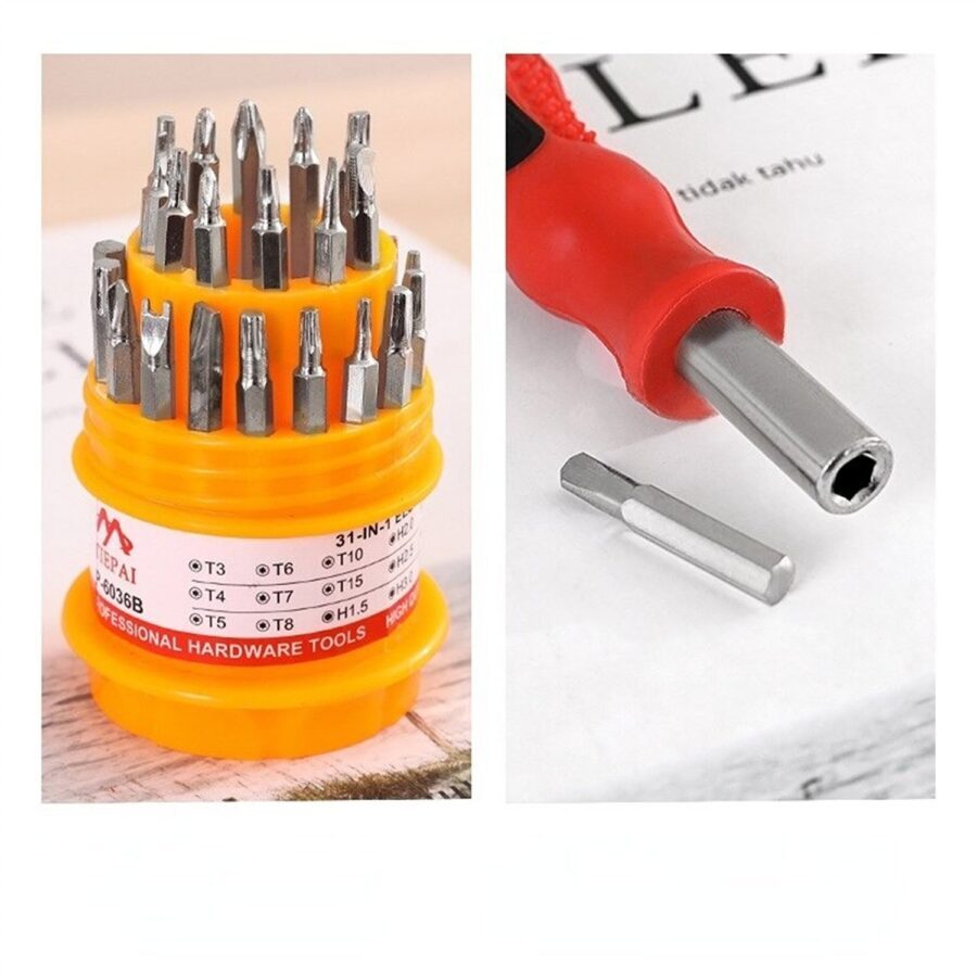 Kit de Chaves 31 Em 1 de Alta Precisão - Torx, Alen, Philips e diversas - Imagem 6