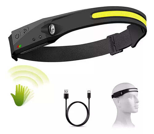 Lanterna de Cabeça Led Recarregável Impermeável Fnac | Compre 1 Leve 2 - Imagem 5