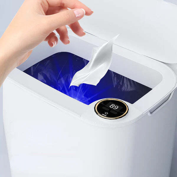 Lixeira Inteligente com Sensor Automático Recarregável - Imagem 4
