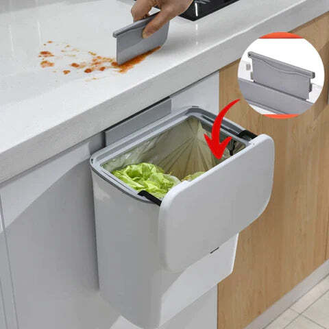 Lixeira Suspensa de 9L para Cozinha | FlexBin - Imagem 5