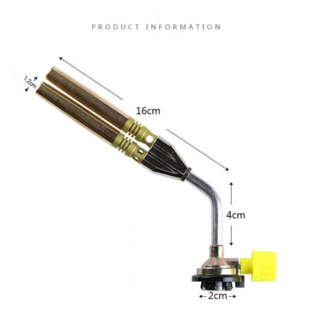 Maçarico com Tubo Duplo Portátil para Solda - Imagem 4