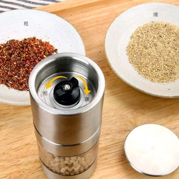 Moedor de Temperos 2 em 1 Manual Inox Fnac - Imagem 4