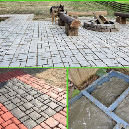Molde de Concreto de Pavimentação para Jardim - Imagem 6