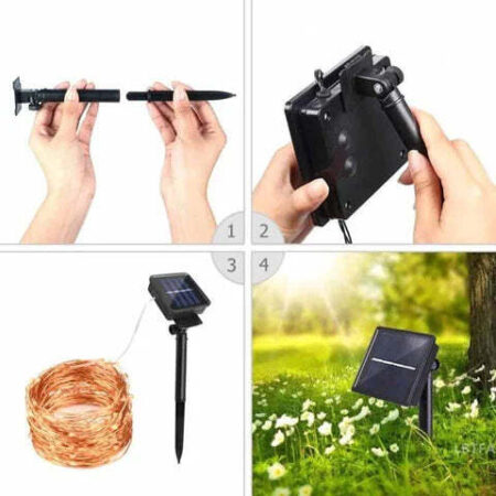 Pisca Pisca Solar de Jardim Impermeável | SparkGlow - Imagem 7