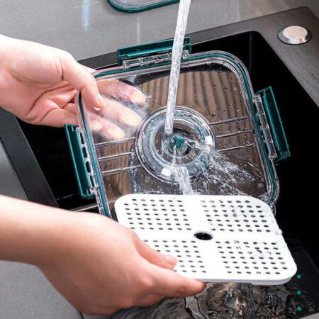 Pote Organizador de Geladeira Hermético com Marcador de Data - Imagem 3