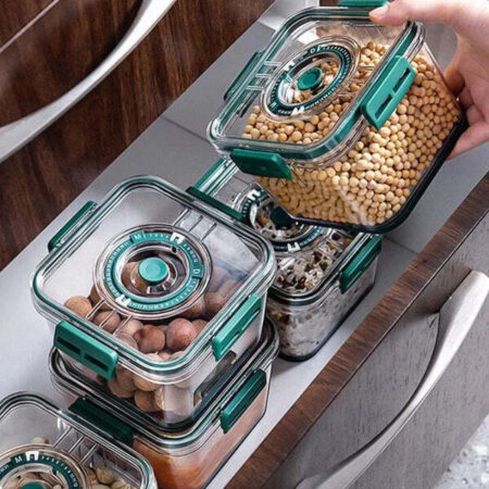 Pote Organizador de Geladeira Hermético com Marcador de Data - Imagem 7