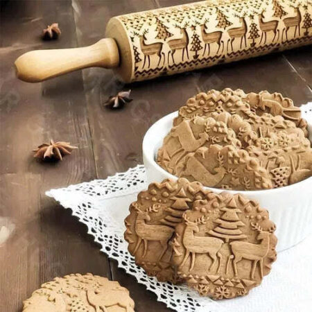 Rolo de Madeira para Decoração de Massas Fnac - Imagem 6