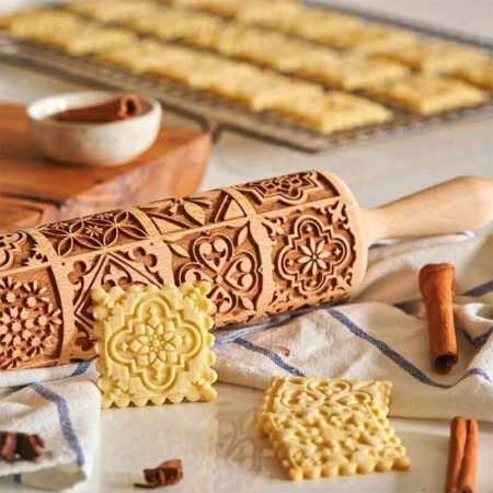 Rolo de Madeira para Decoração de Massas Fnac - Imagem 2