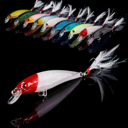 Kit Com 10pcs Iscas Artificiais Weihefishing de Meia Água 9cm 8g - Imagem 2