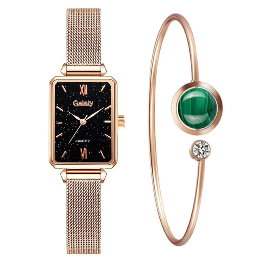 Relógio Minimalista Feminino com Bracelete - Imagem 9