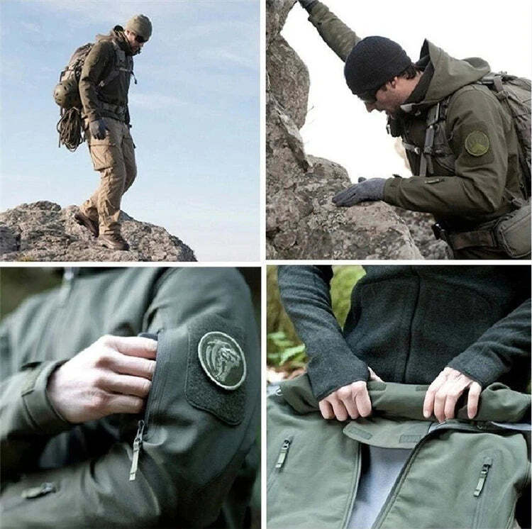 Jaqueta Impermeável Tática Militar - Imagem 3