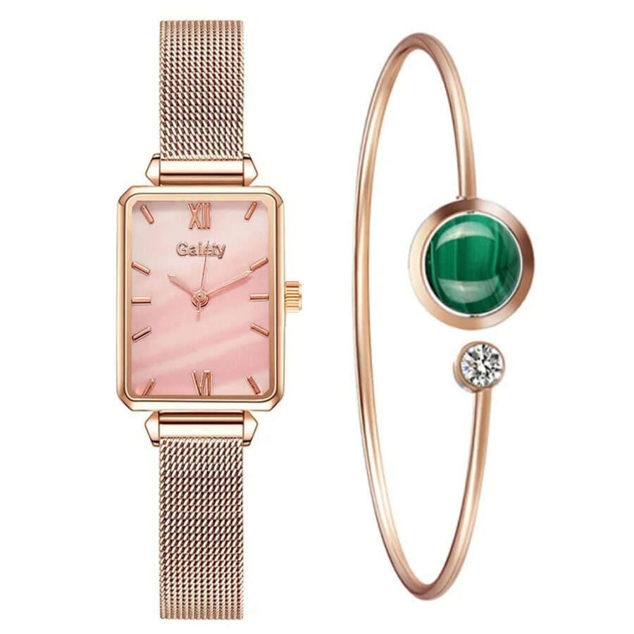 Relógio Minimalista Feminino com Bracelete - Imagem 8