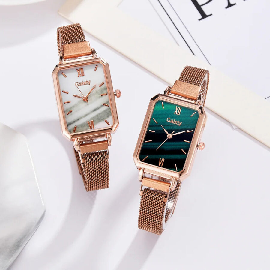 Relógio Minimalista Feminino com Bracelete - Imagem 4