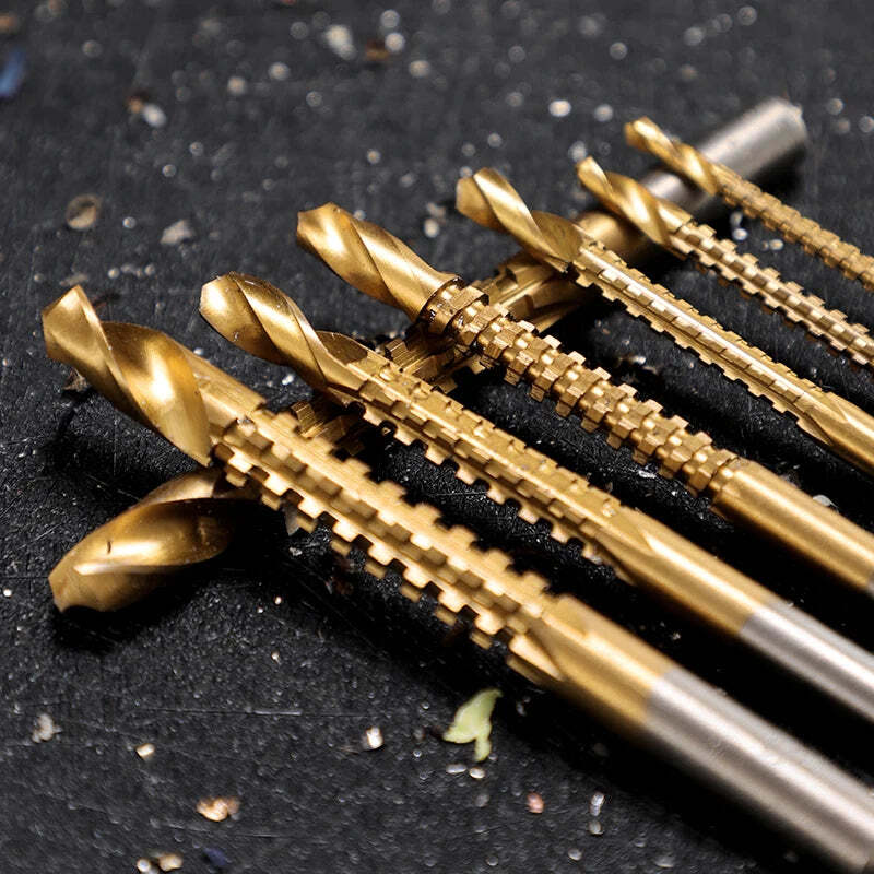 Kit de Brocas MaxDrill 2 EM 1 - Construção em Titânio - Imagem 7