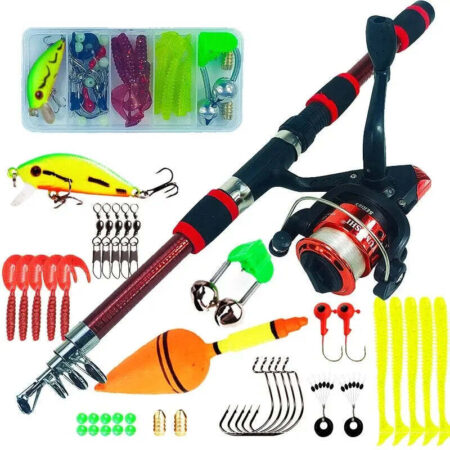 Kit Profissional de Pesca ProFish Max - Mais de 100 Peças - Imagem 2