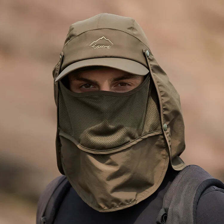 Boné Masculino para Pesca com Proteção UV 4 em 1 - Imagem 2