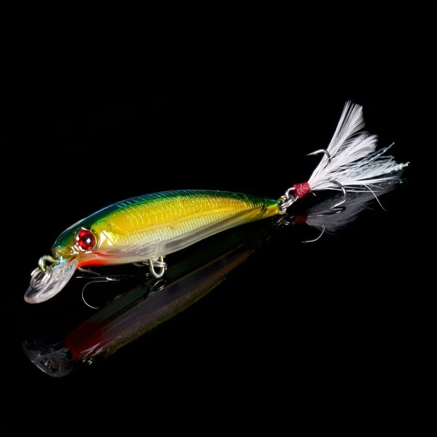 Kit Com 10pcs Iscas Artificiais Weihefishing de Meia Água 9cm 8g - Imagem 5